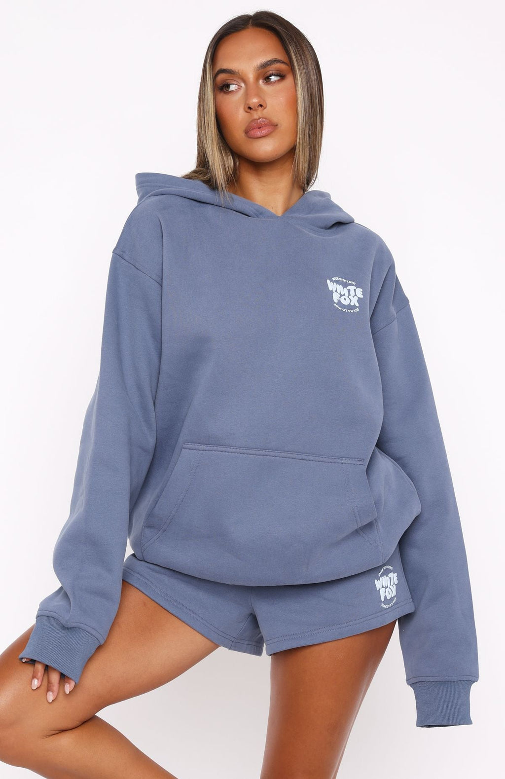 Trending With Love For You Oversized Hoodie Ocean