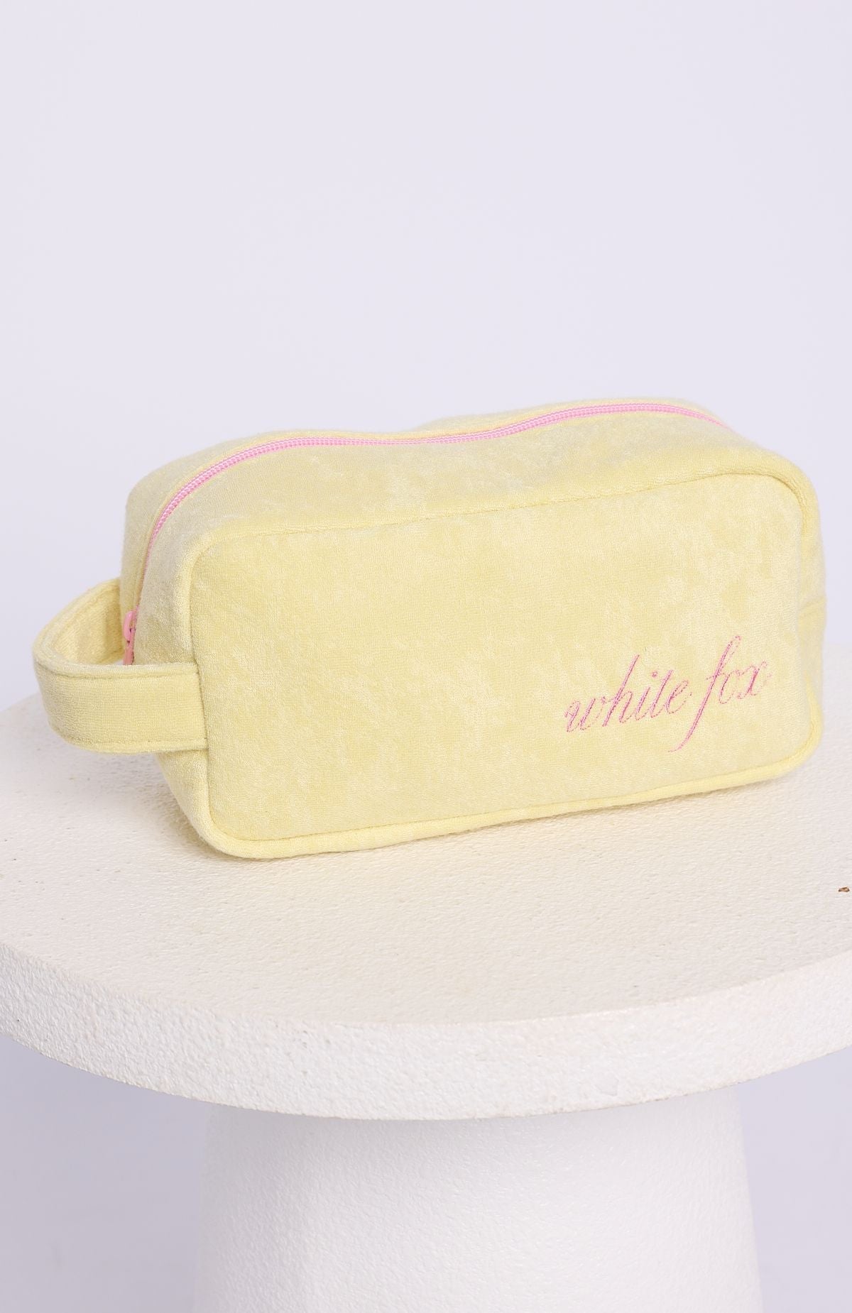 Trending Lillian Cosmetic Bag Lemon