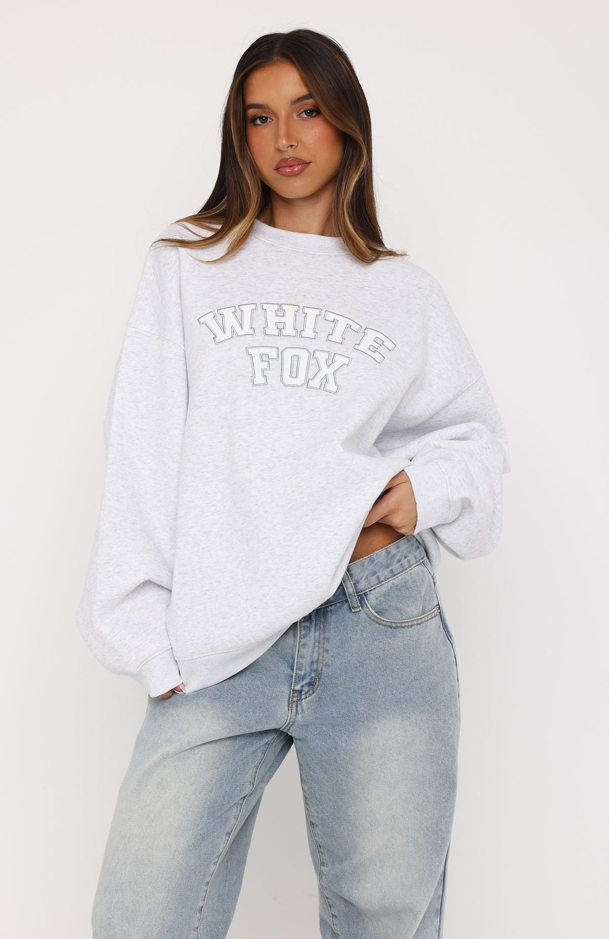 Trending Major Upgrade Oversized Drop Shoulder Sweater Grey Marle
