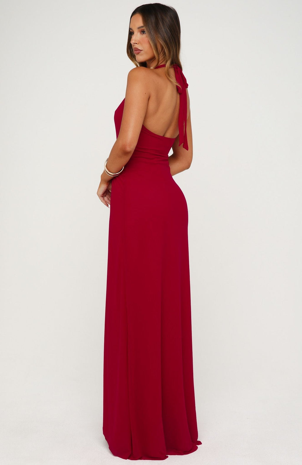 Trending Sun Glam Maxi Dress Dragonfruit
