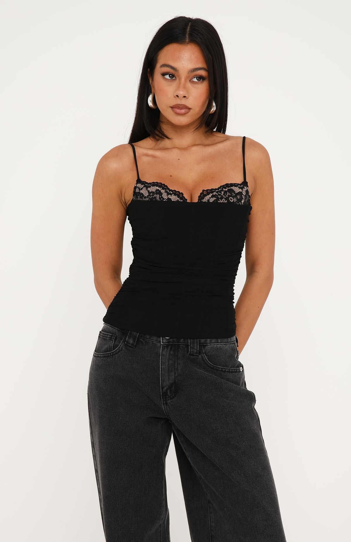 Trending Free Mind Bustier Black