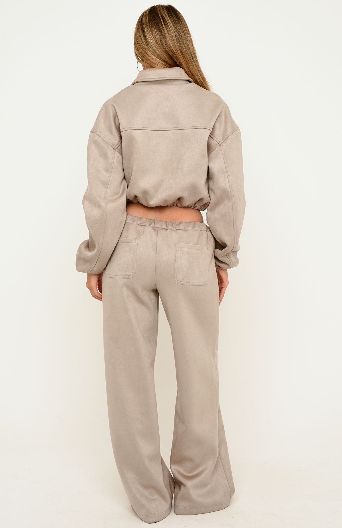 Trending Isolda Faux Suede Pants Sand