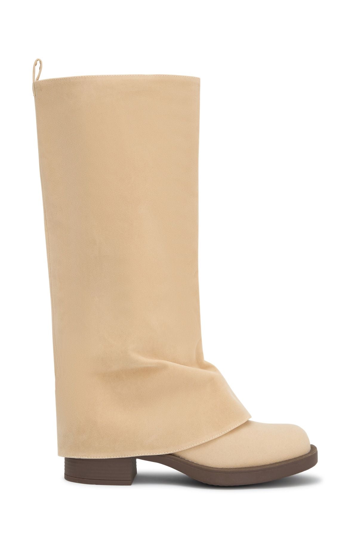 Trending Tinashe Knee High Boots Sand