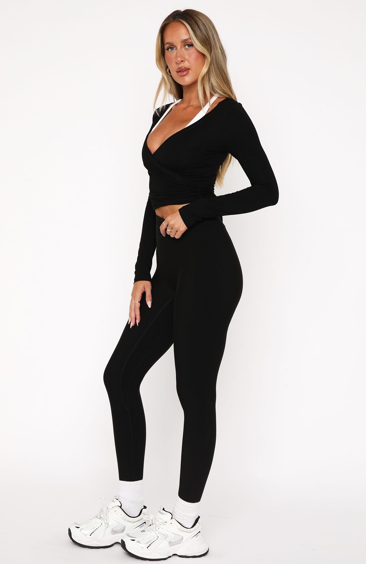 Trending Go Getter High Waisted Leggings Black