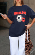 Trending 11th Street Concrete Jungle Oversized Tee Blueberry Twist