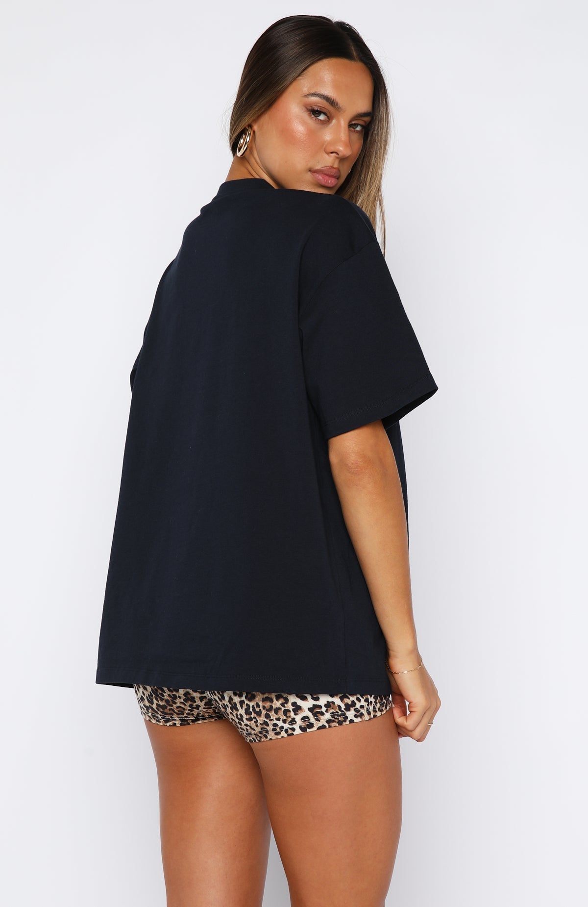 Trending 11th Street Concrete Jungle Oversized Tee Blueberry Twist