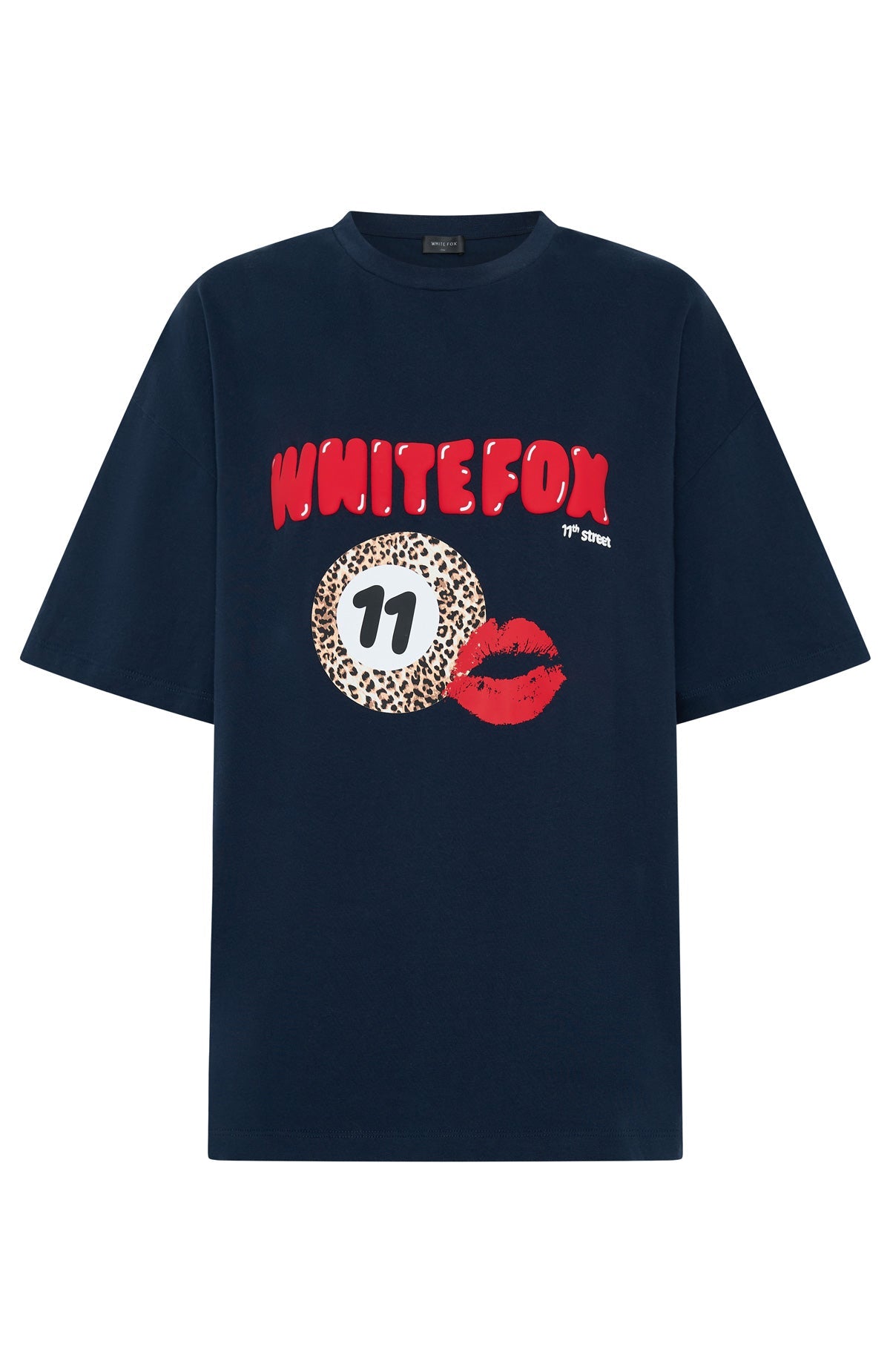 Trending 11th Street Concrete Jungle Oversized Tee Blueberry Twist
