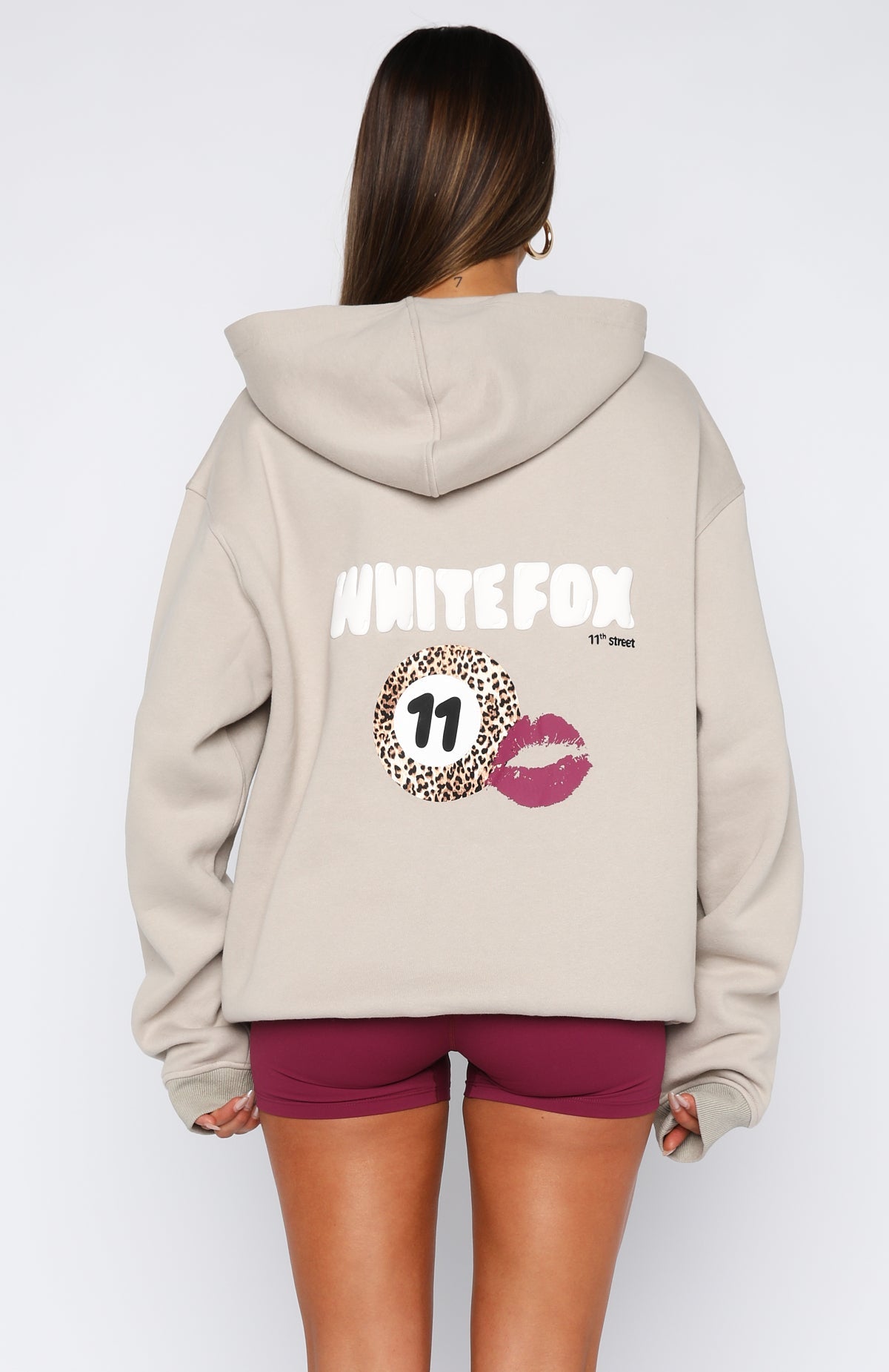 Trending 11th Street Shes So Lucky Oversized Hoodie Moon Kiss