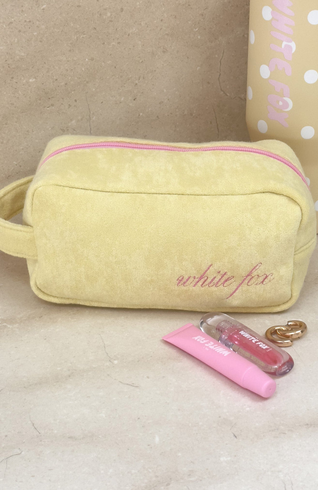 Trending Lillian Cosmetic Bag Lemon
