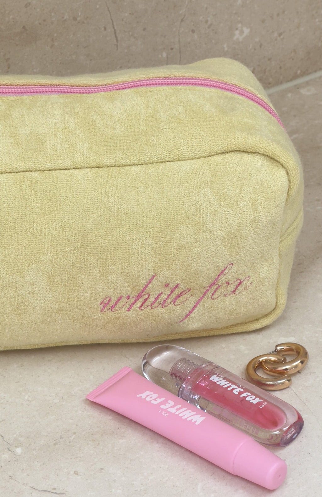 Trending Lillian Cosmetic Bag Lemon