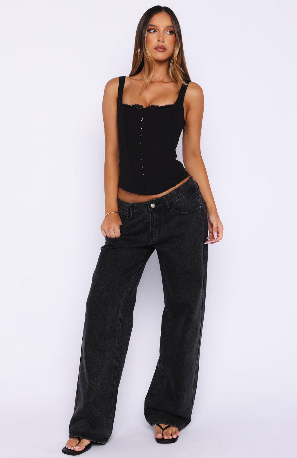 Trending Adore Me Bustier Black