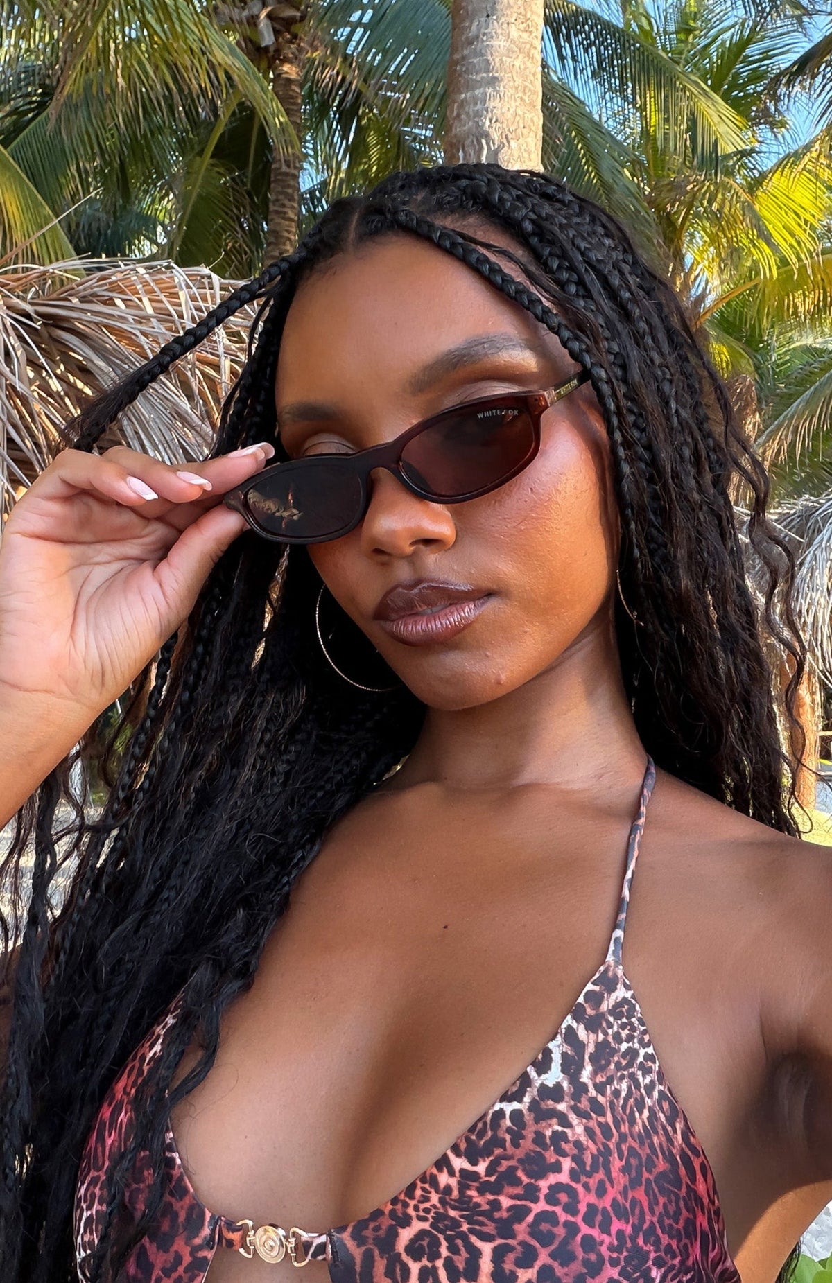 Trending Agnia Sunglasses Chocolate