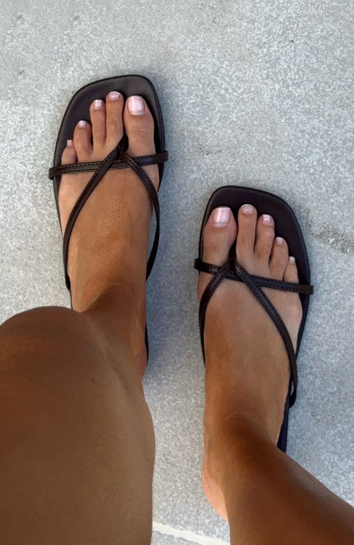 Trending Ailani Thong Sandals Chocolate