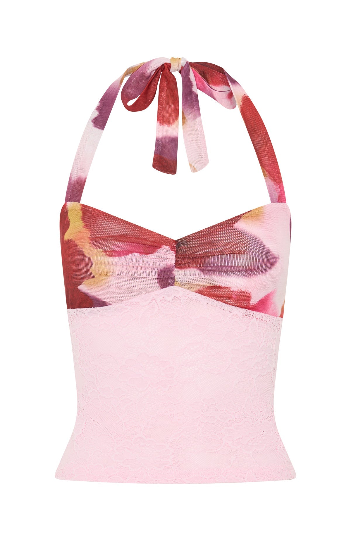 Trending All Smiles Halter Top Berry Nectar