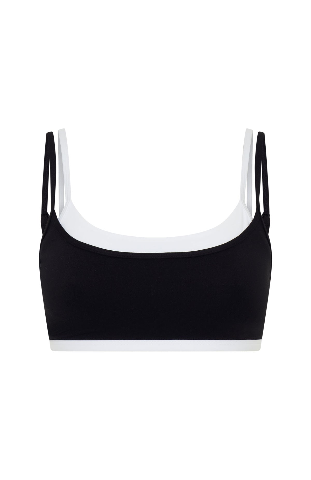 Trending All The Glory Sports Bra BlackWhite