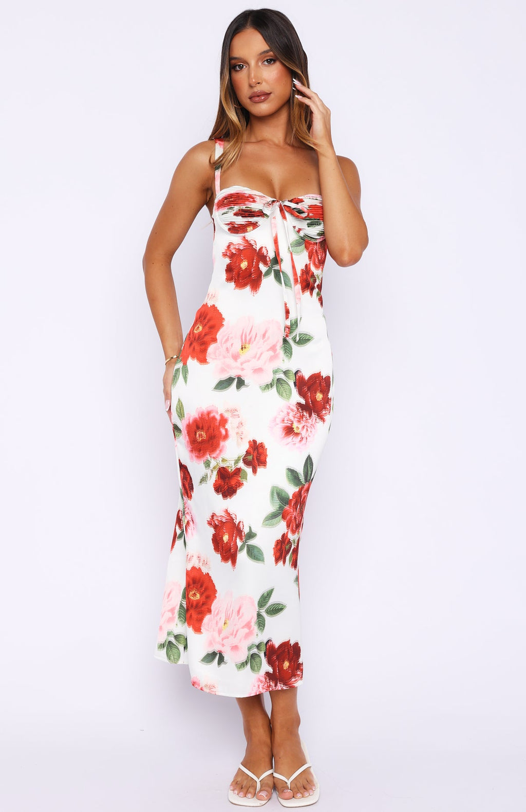 Trending All Yours Midi Dress Heirloom Bloom