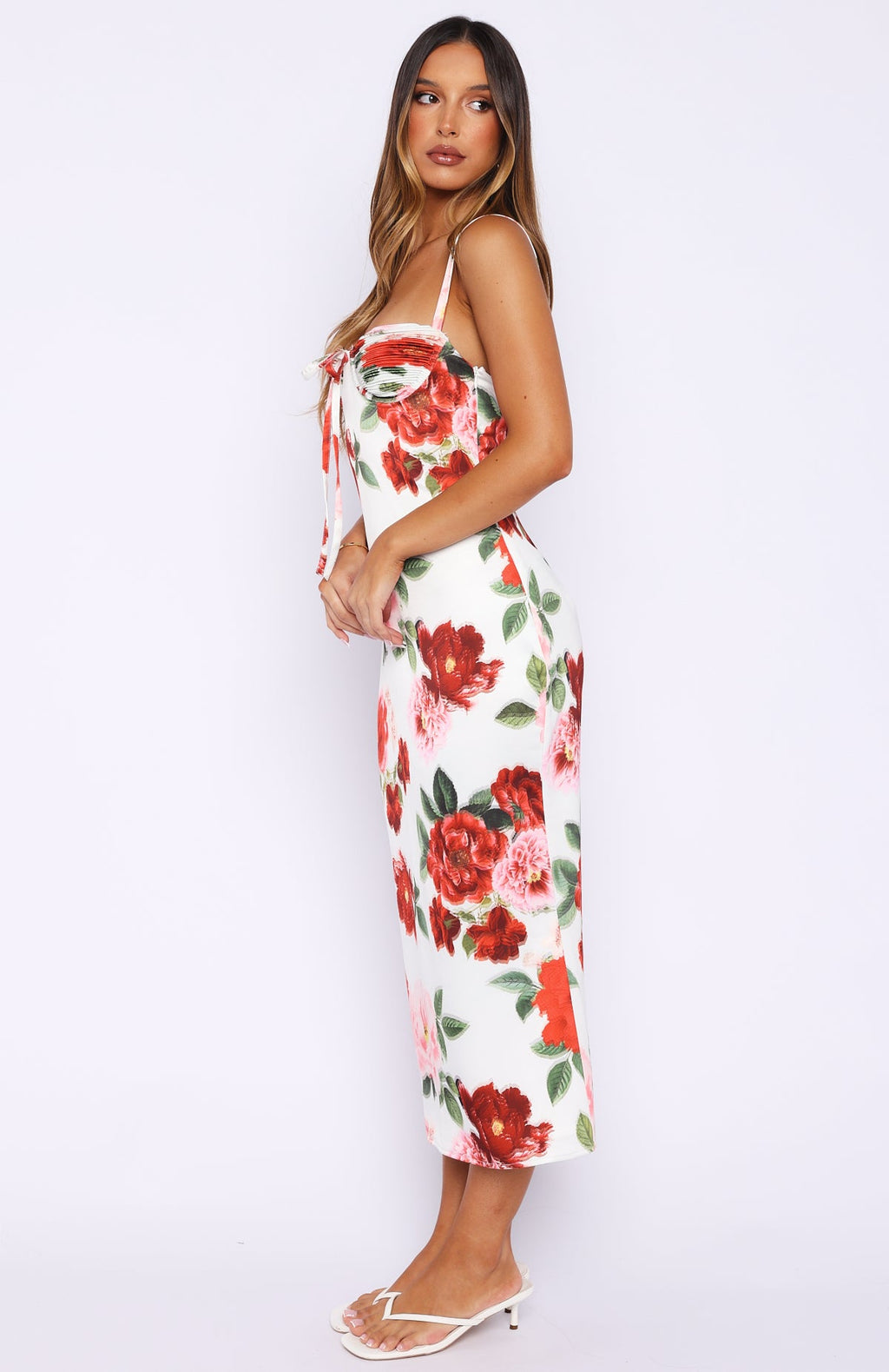 Trending All Yours Midi Dress Heirloom Bloom