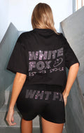 Trending Always Shining Oversized Tee Black