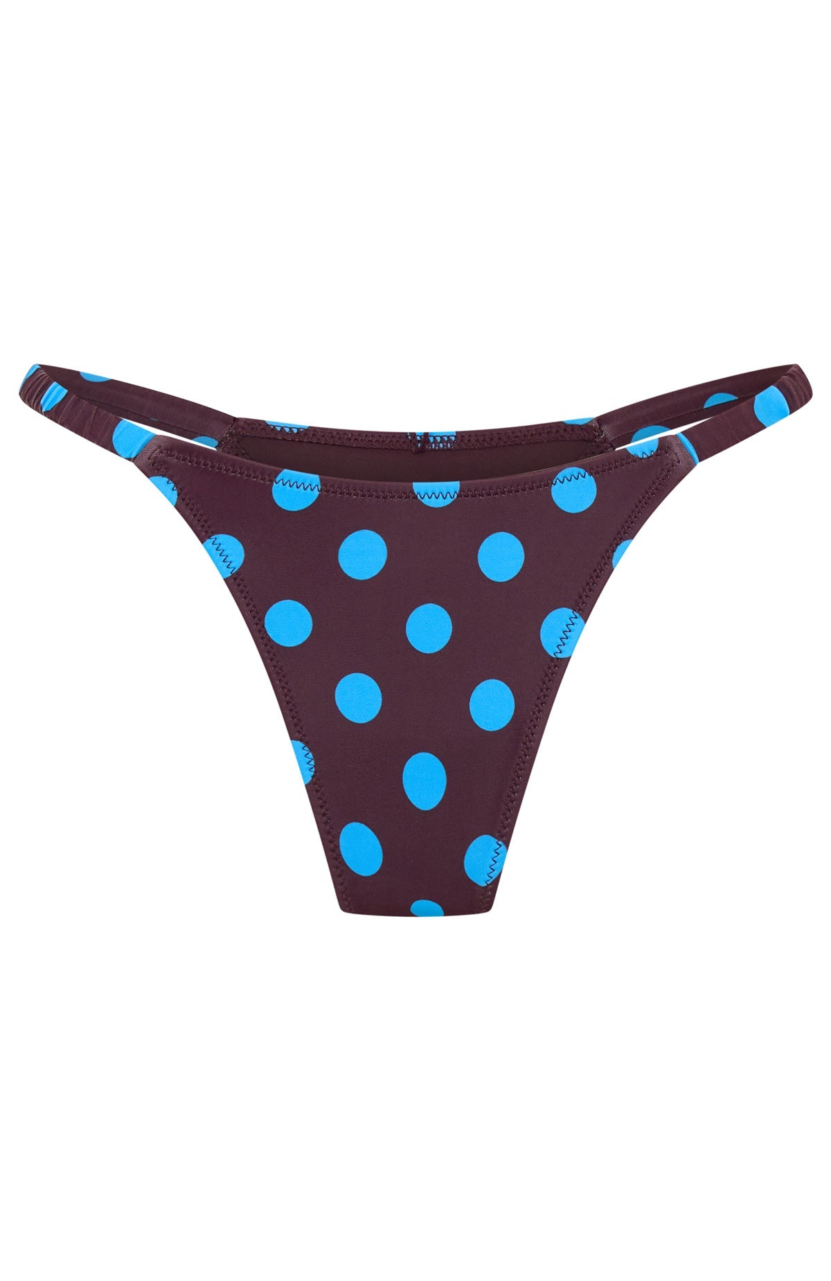 Trending Amina Bottoms Cocoa Blue Polka Dot