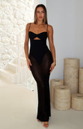 Trending Angels Get Exhausted Maxi Dress Black