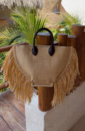 Trending Aoife Top Handle Straw Bag ChocolateNatural
