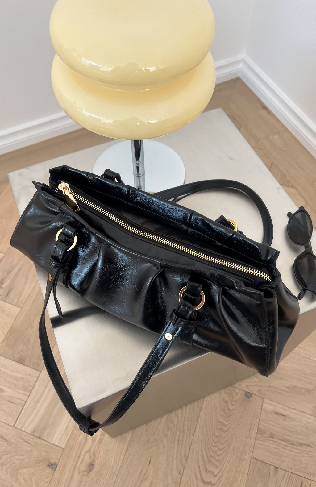 Trending Aveline Shoulder Bag Black PU