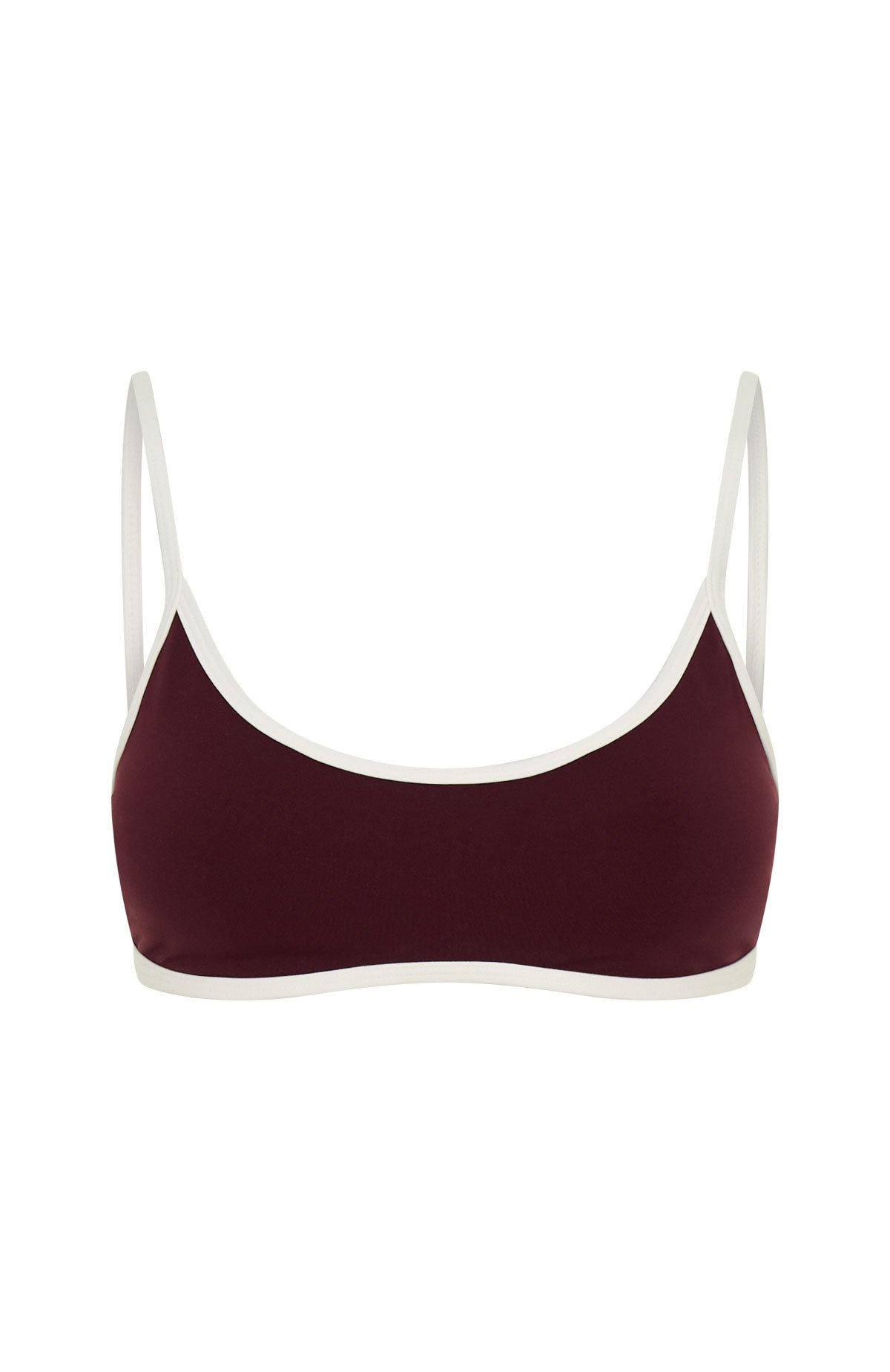 Trending Blitz Sports Bra MerlotCream