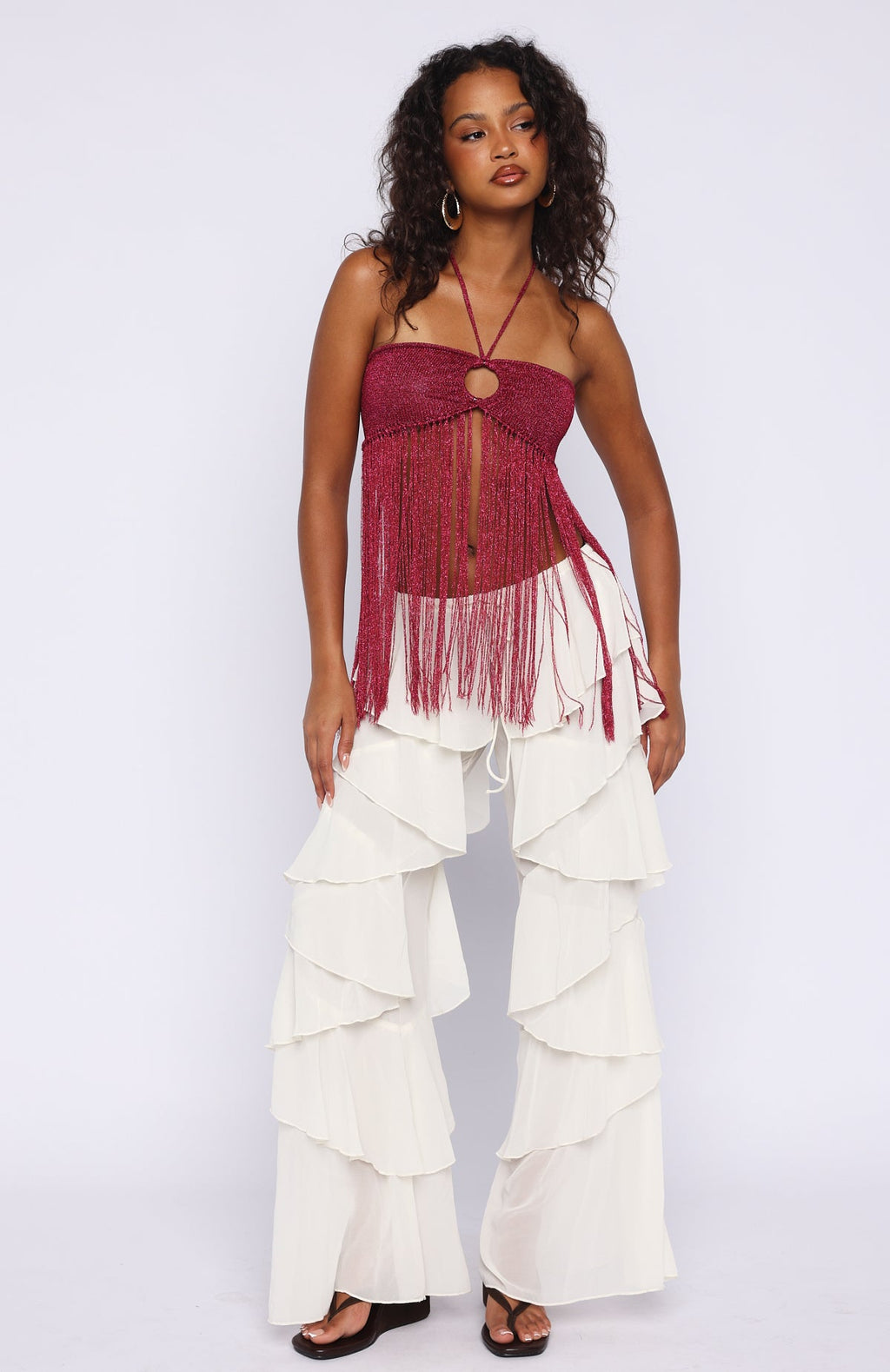 Trending Boho Breeze Fringe Top Granita