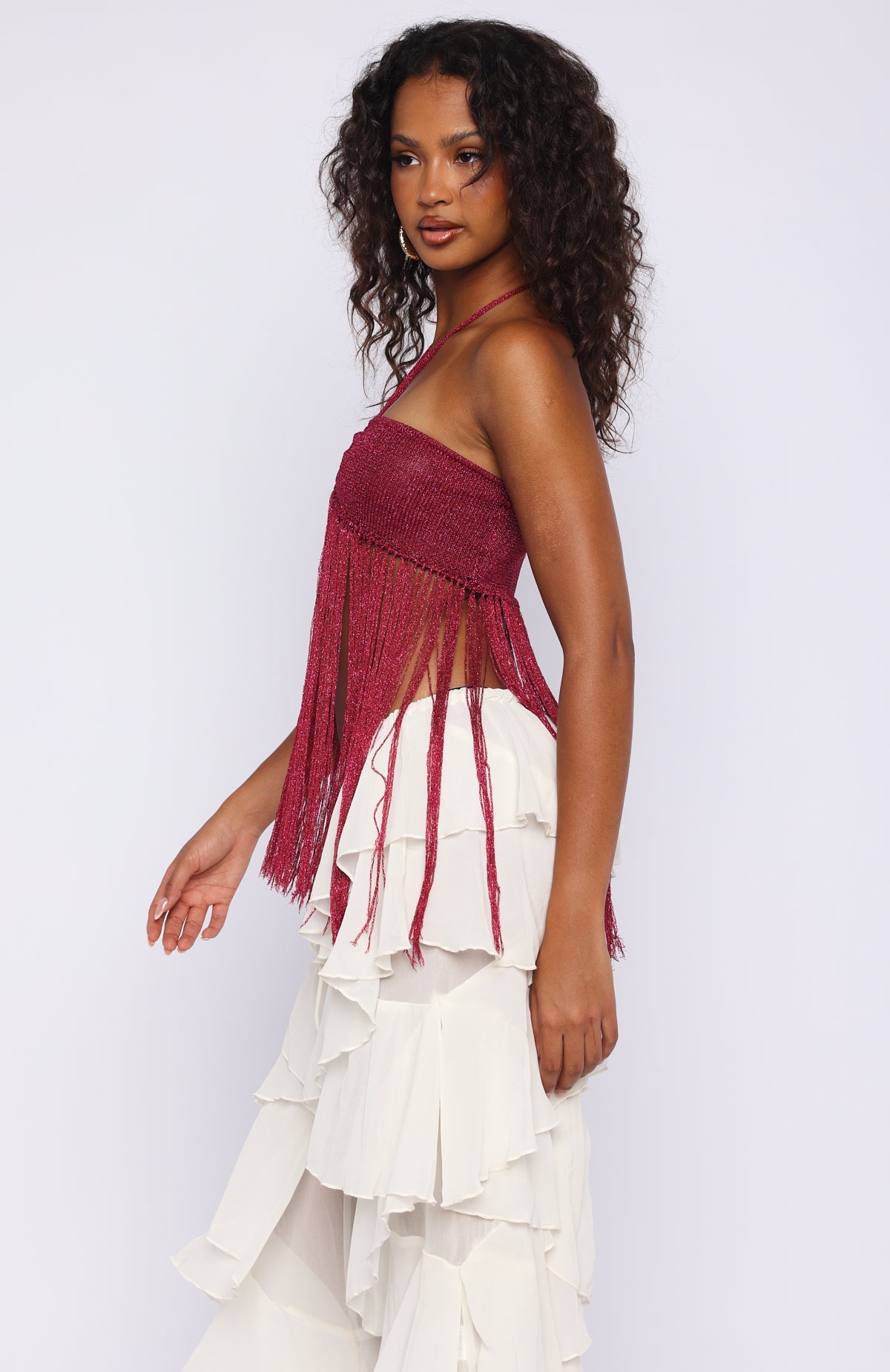 Trending Boho Breeze Fringe Top Granita