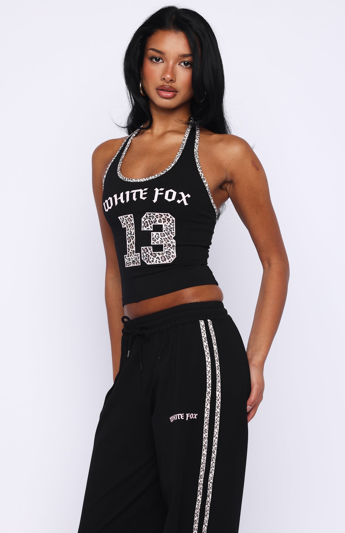 Trending Boss Babe Vibes Halter Top Black