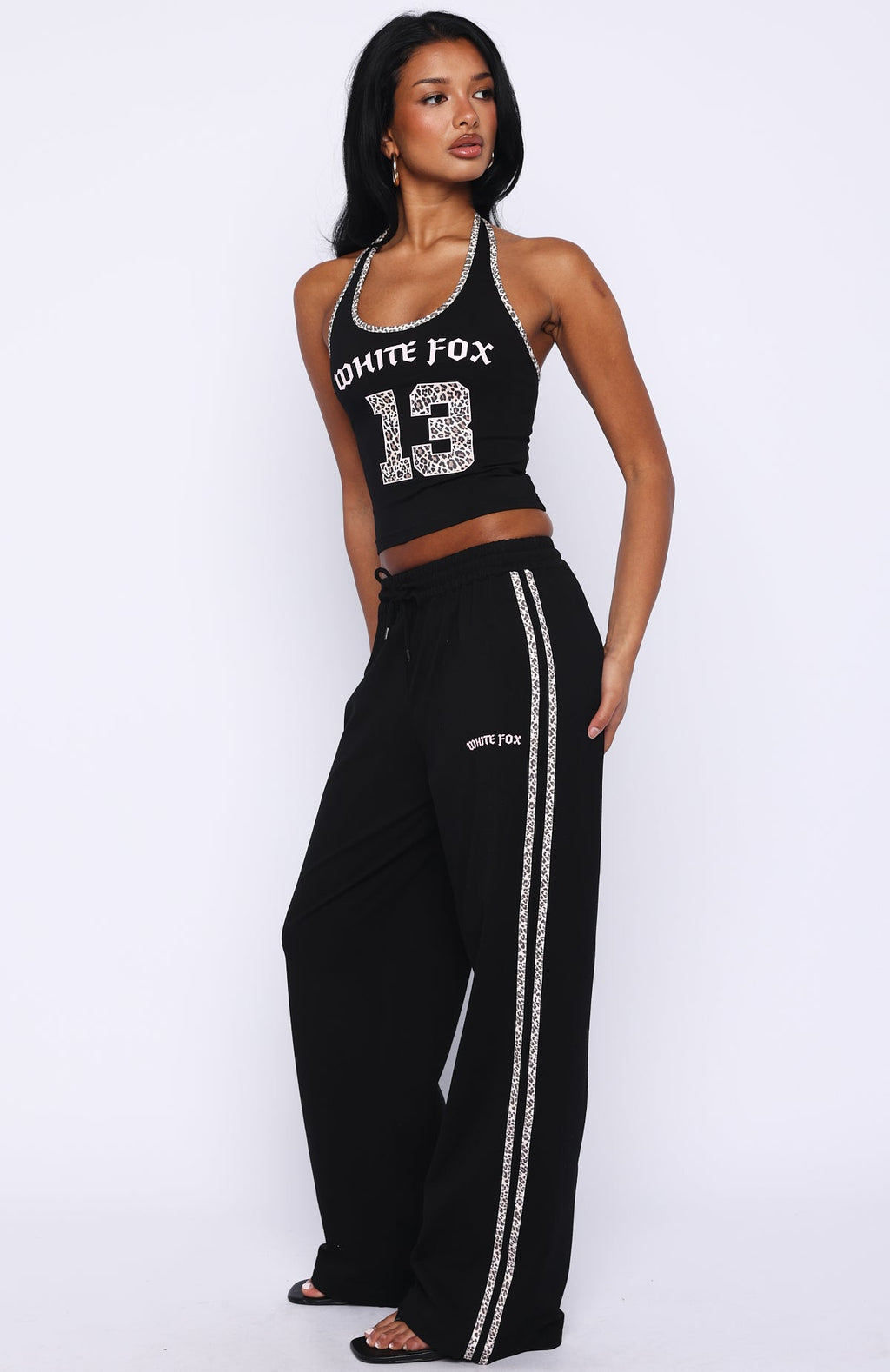 Trending Boss Babe Vibes Track Pants Black