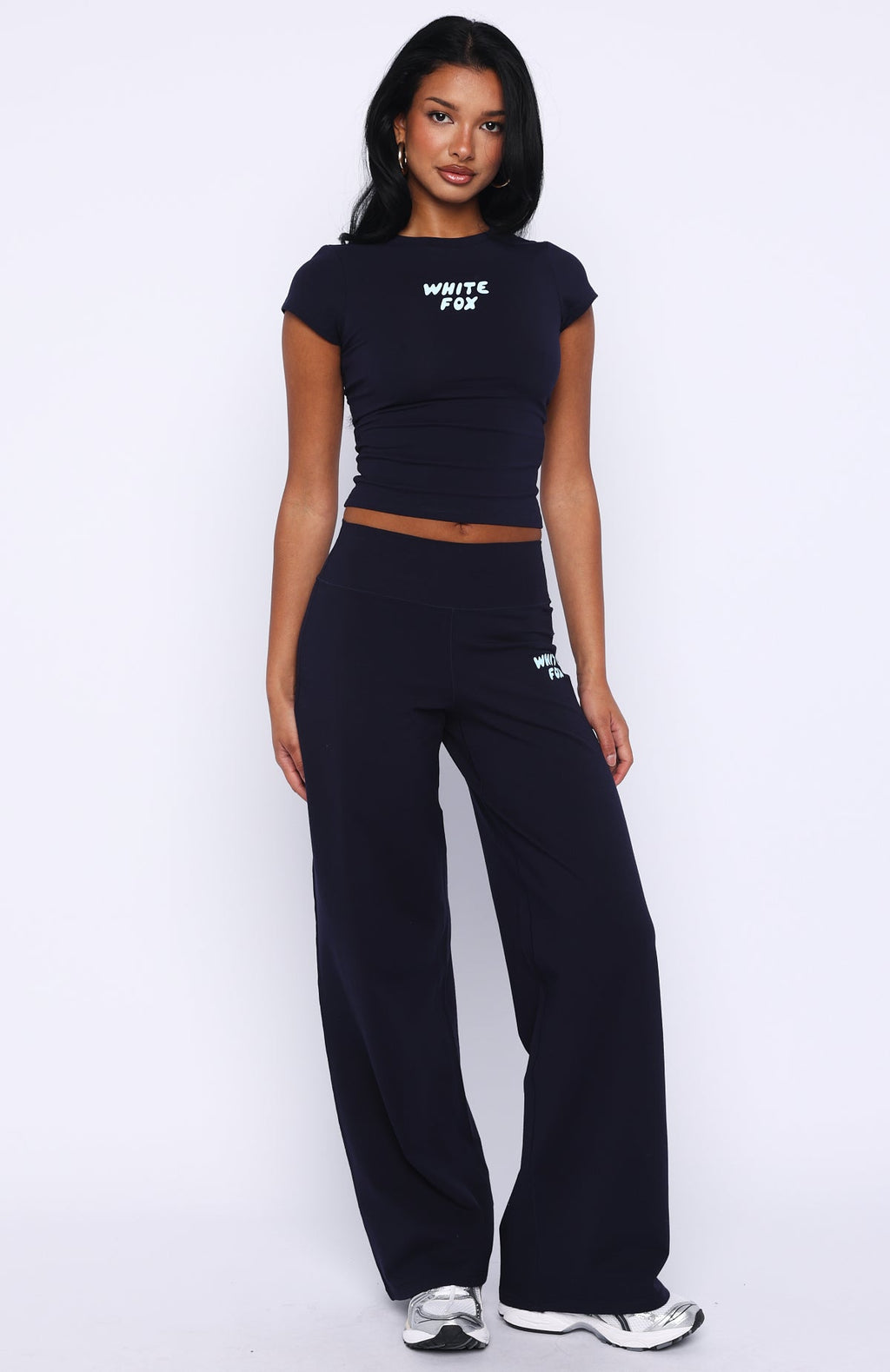 Trending Break The Records Wide Leg Pants Navy