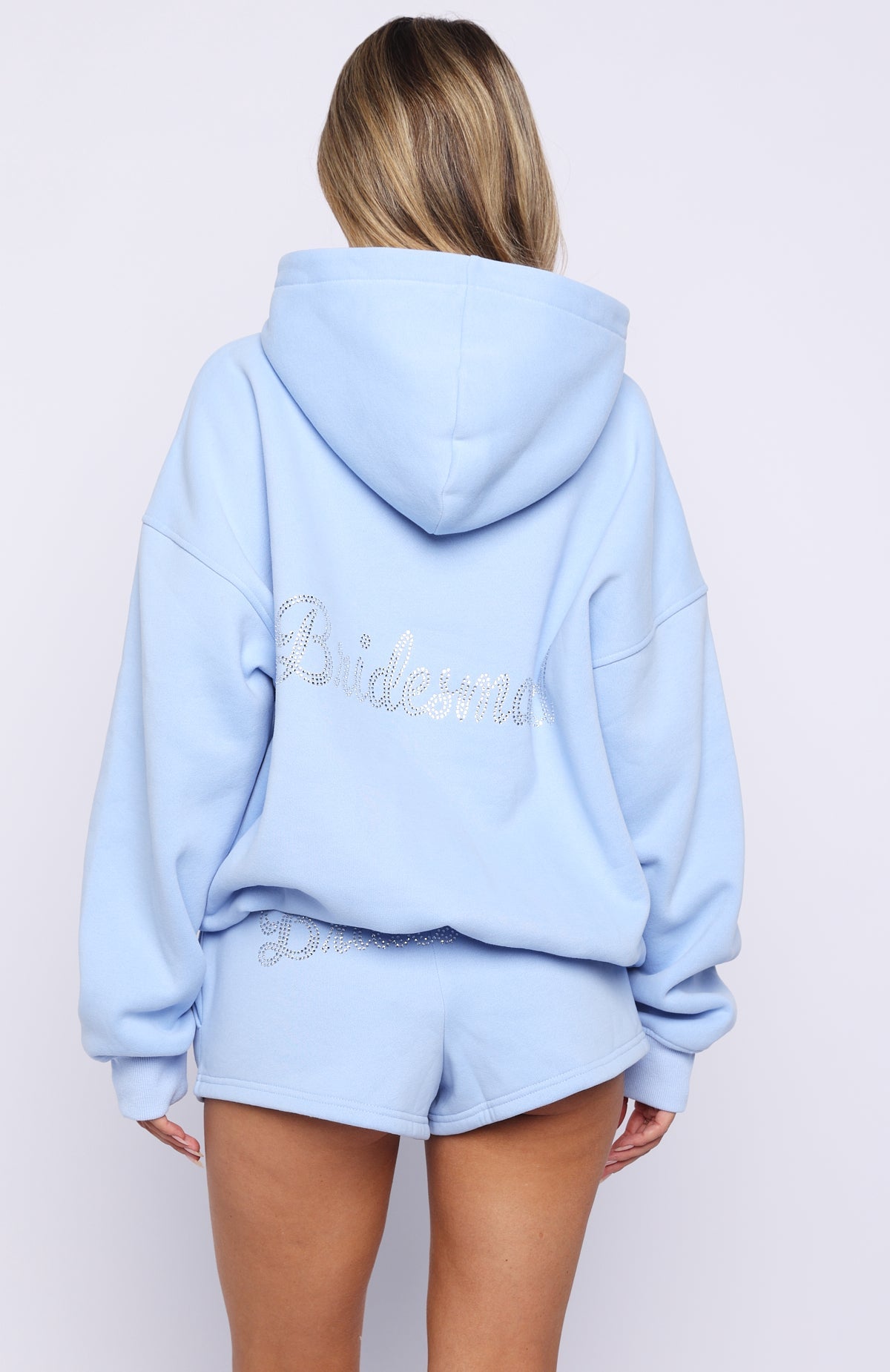 Trending Bridal Party Lounge Shorts Light Blue