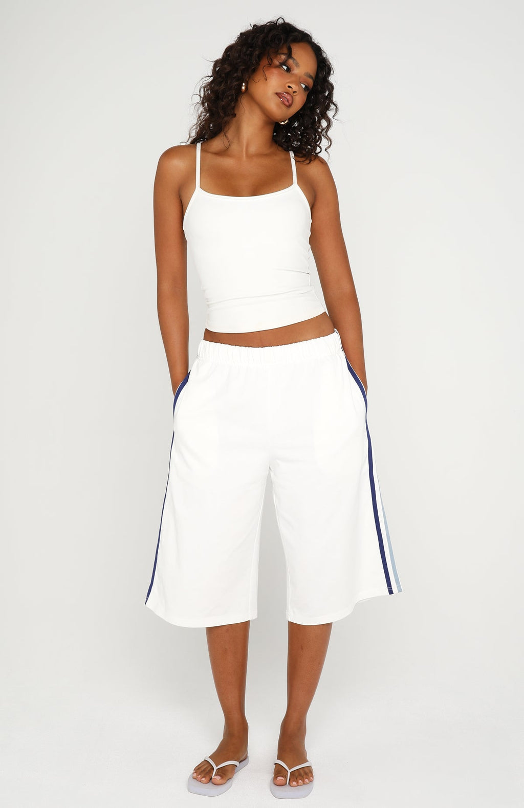 Trending Call It Ours Relaxed Shorts White