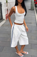 Trending Call It Ours Relaxed Shorts White