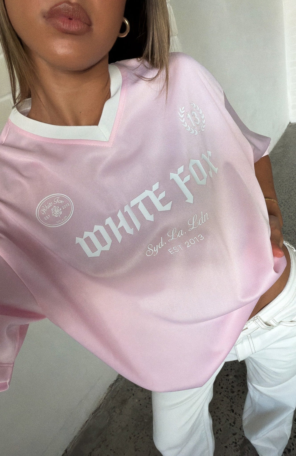 Trending Came To Slay Oversized Jersey Pink
