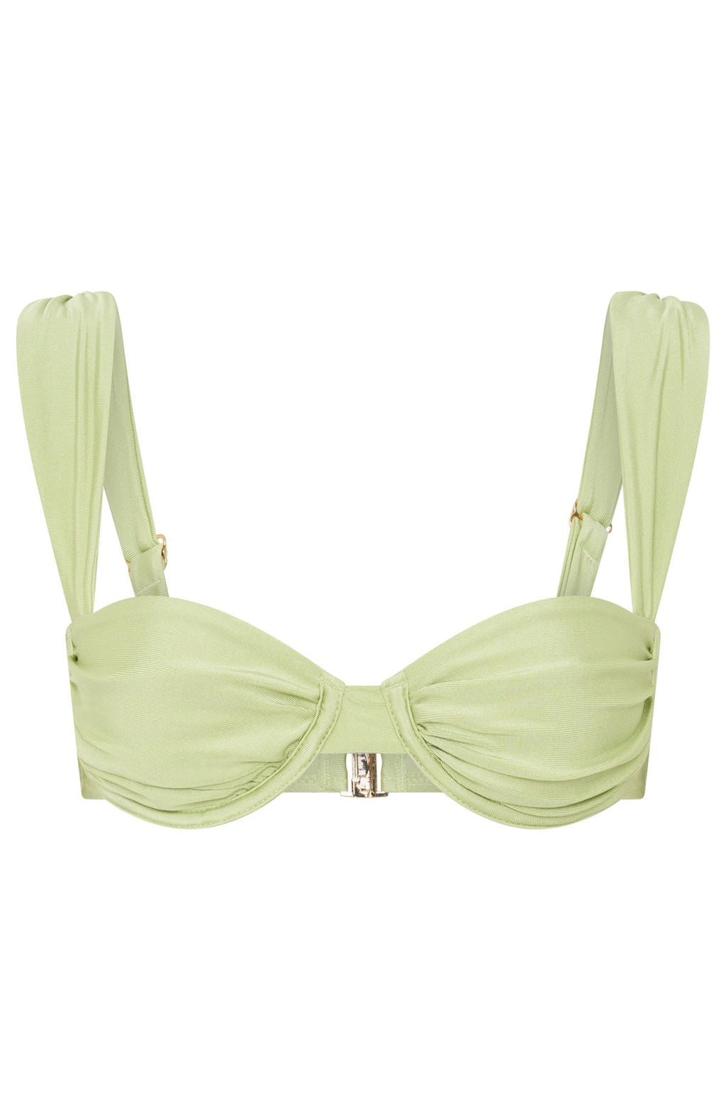 Trending Cascade Bikini Top Pistachio
