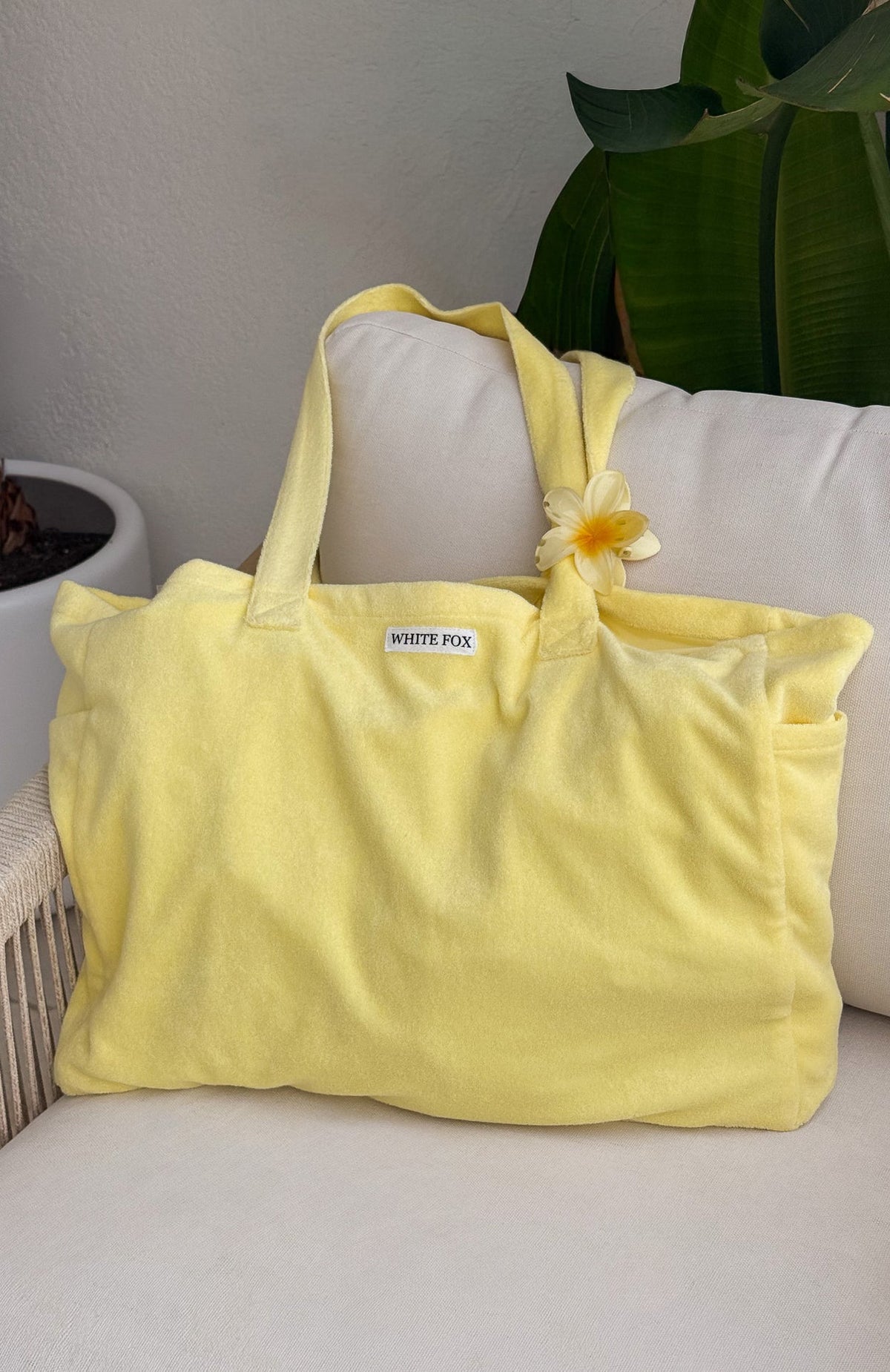 Trending Causing Commotion Terry Tote Lemon