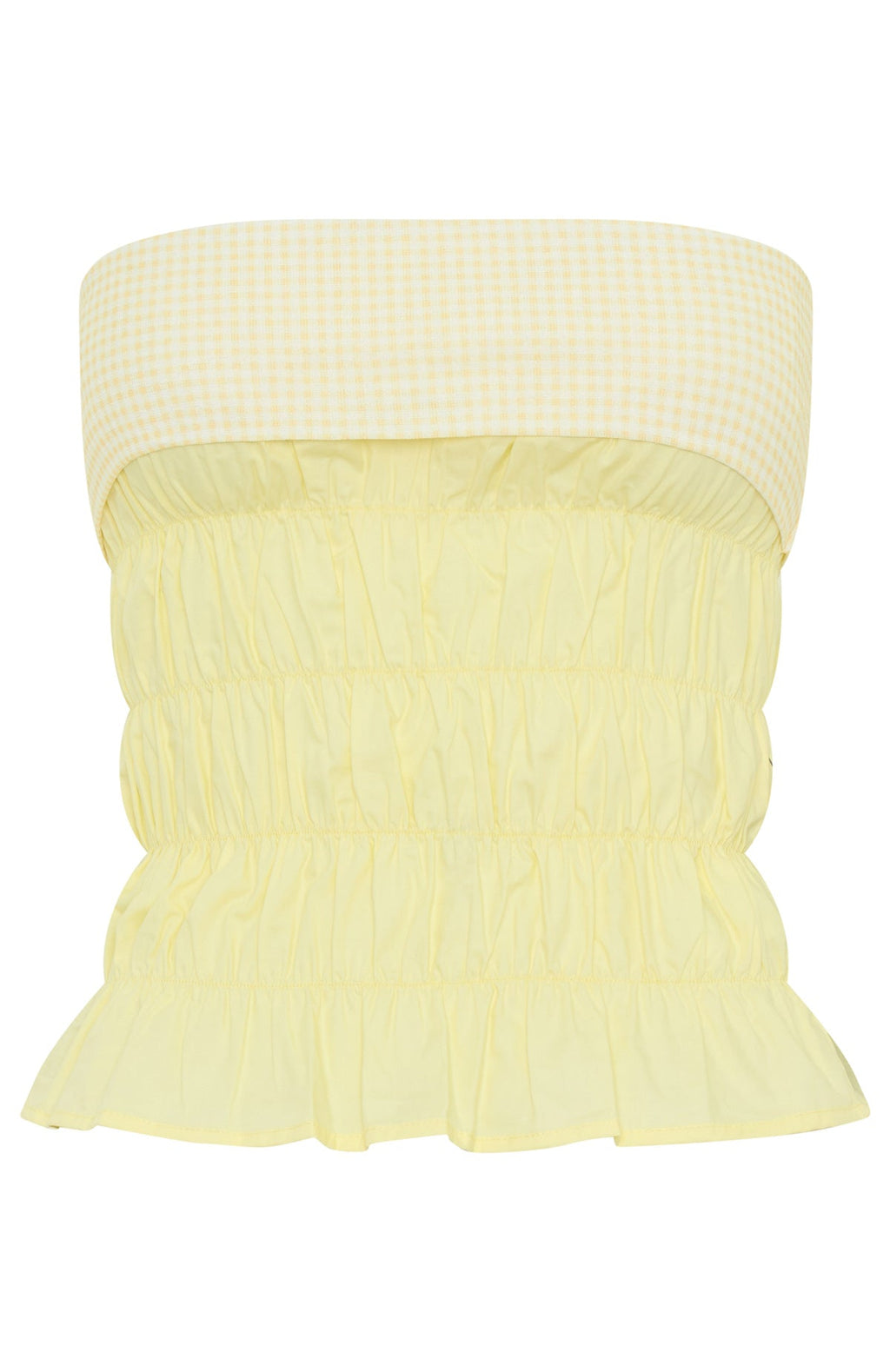Trending Changed Your Mind Strapless Top Lemon