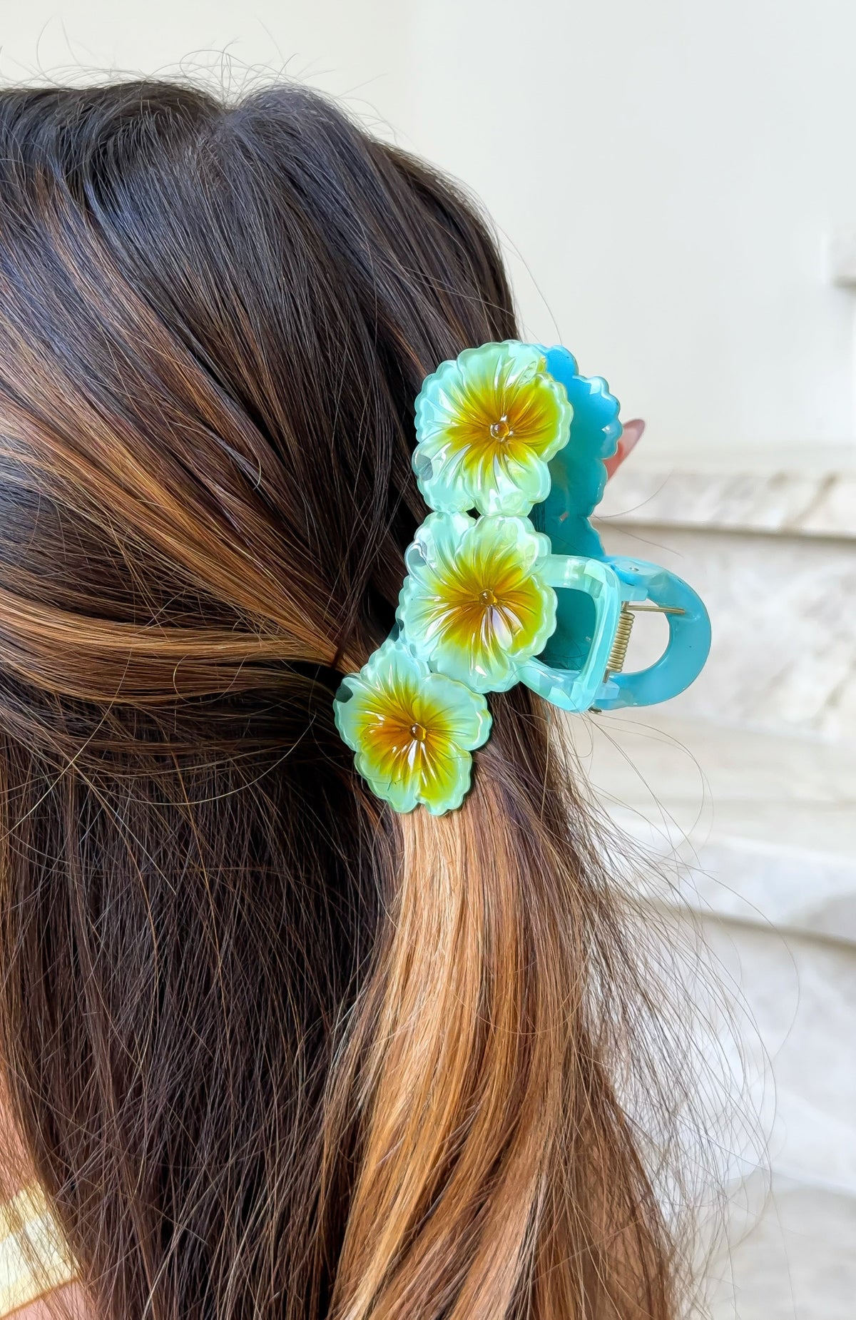 Trending Chantria Hair Clip Blue