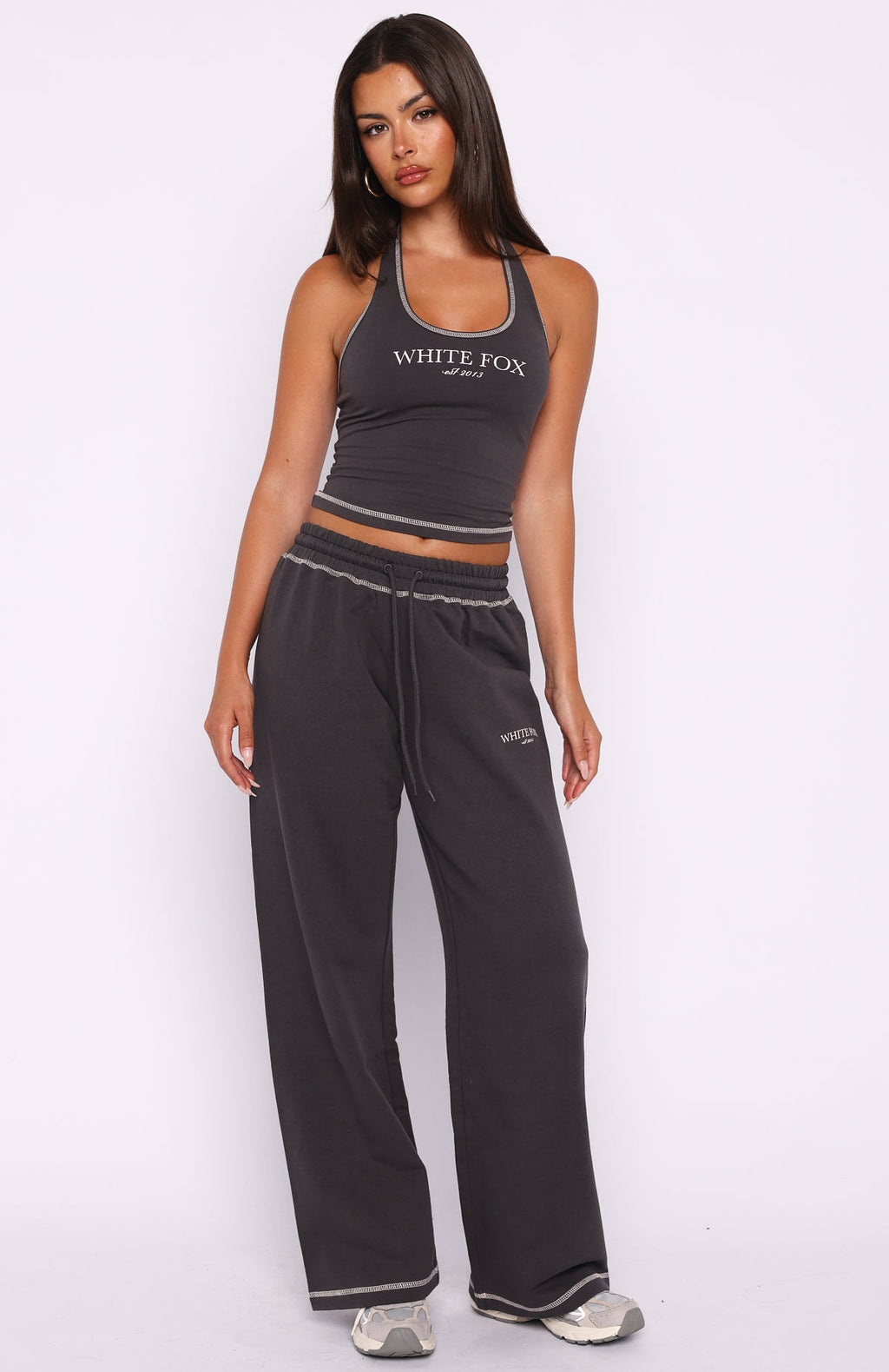 Trending Chill In Style Track Pants Charcoal