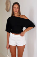 Trending Closing Time Shorts White