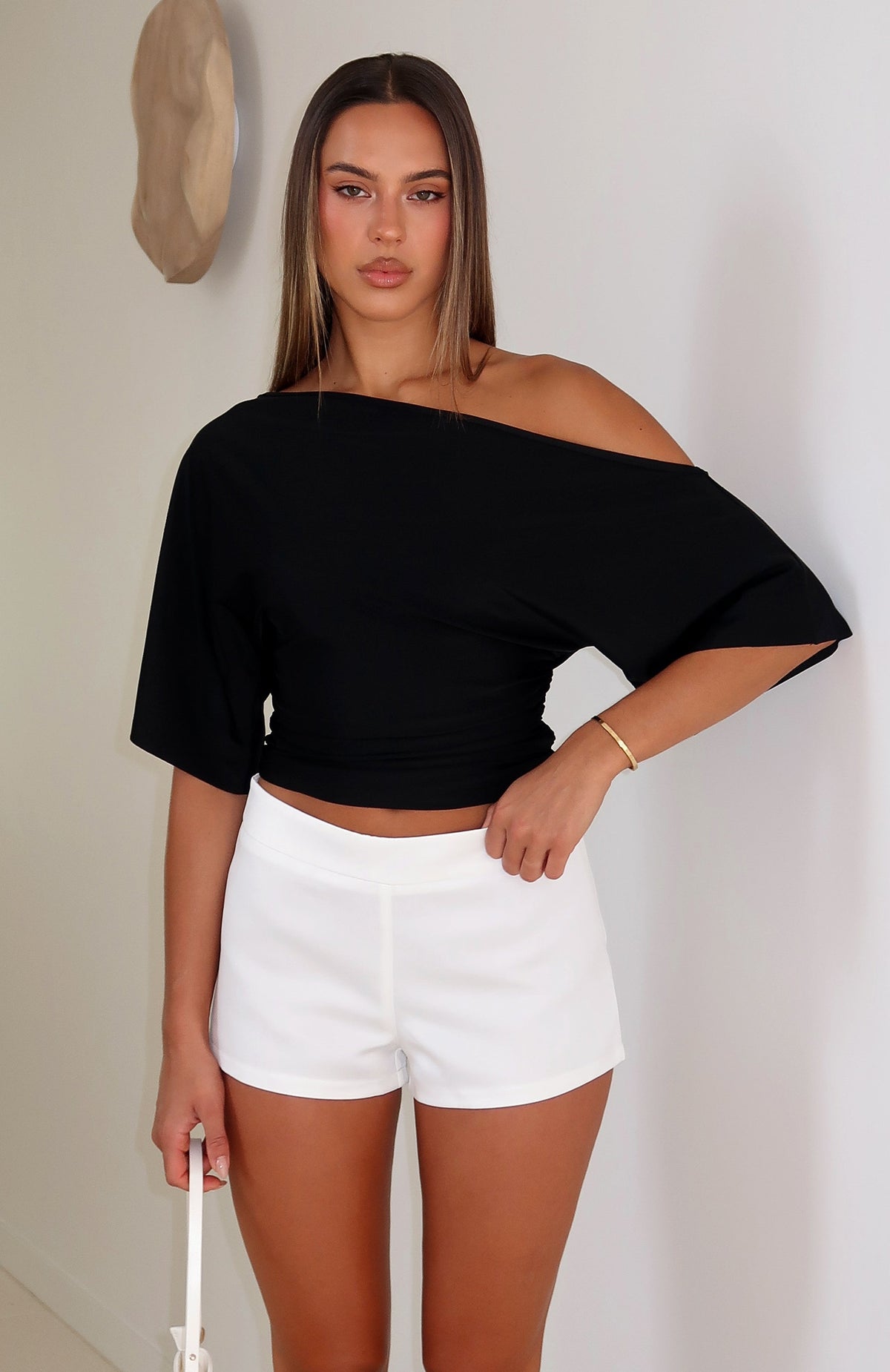 Trending Closing Time Shorts White