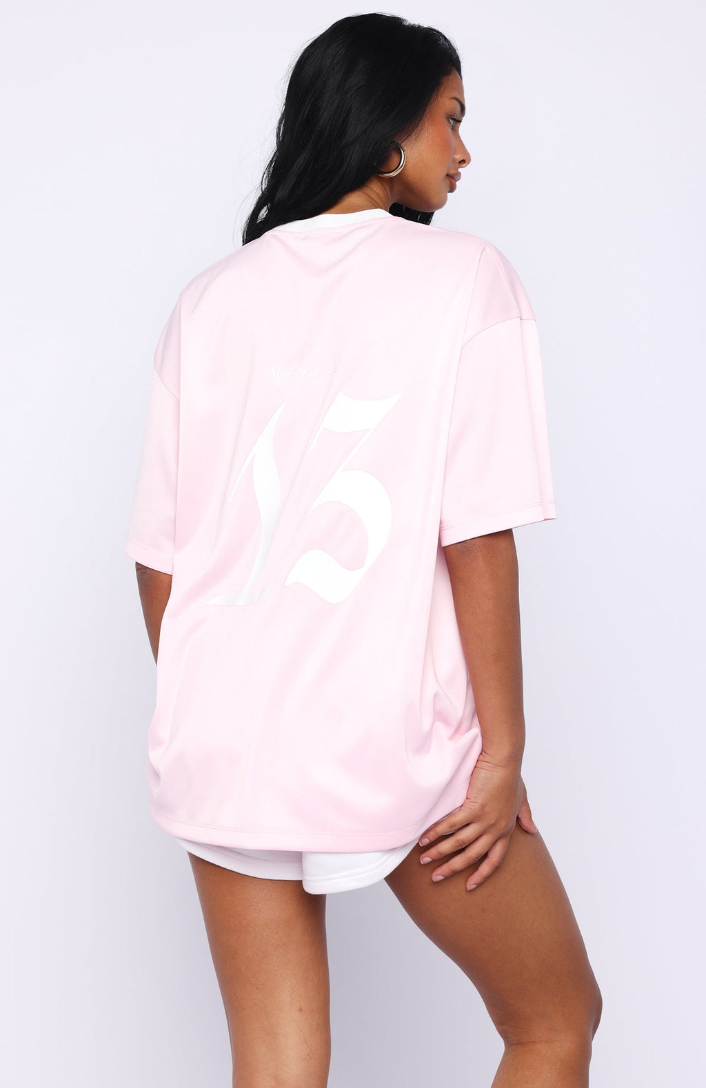Trending Came To Slay Oversized Jersey Pink