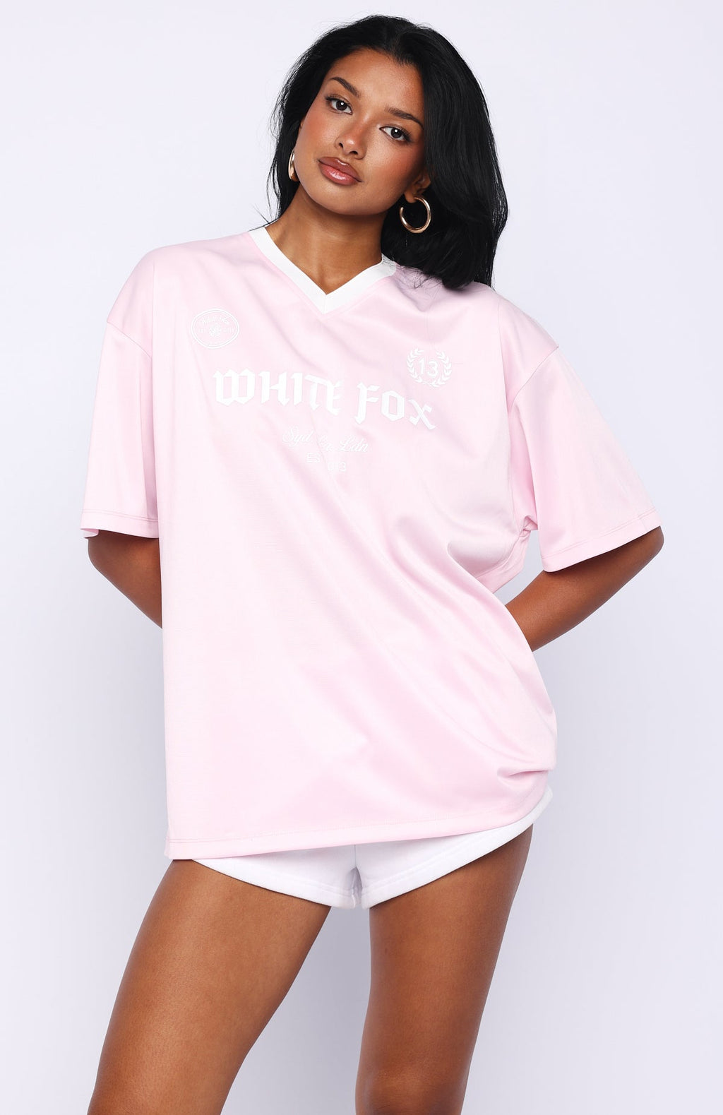Trending Came To Slay Oversized Jersey Pink