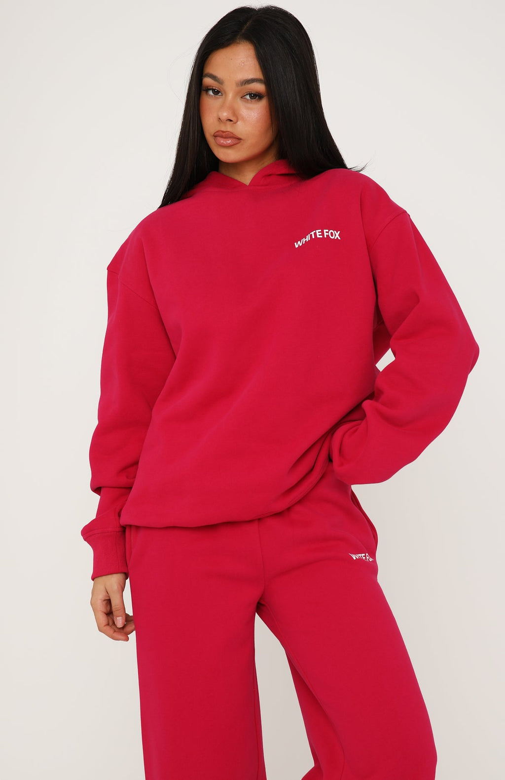 Trending Core Classic Oversized Hoodie Berry