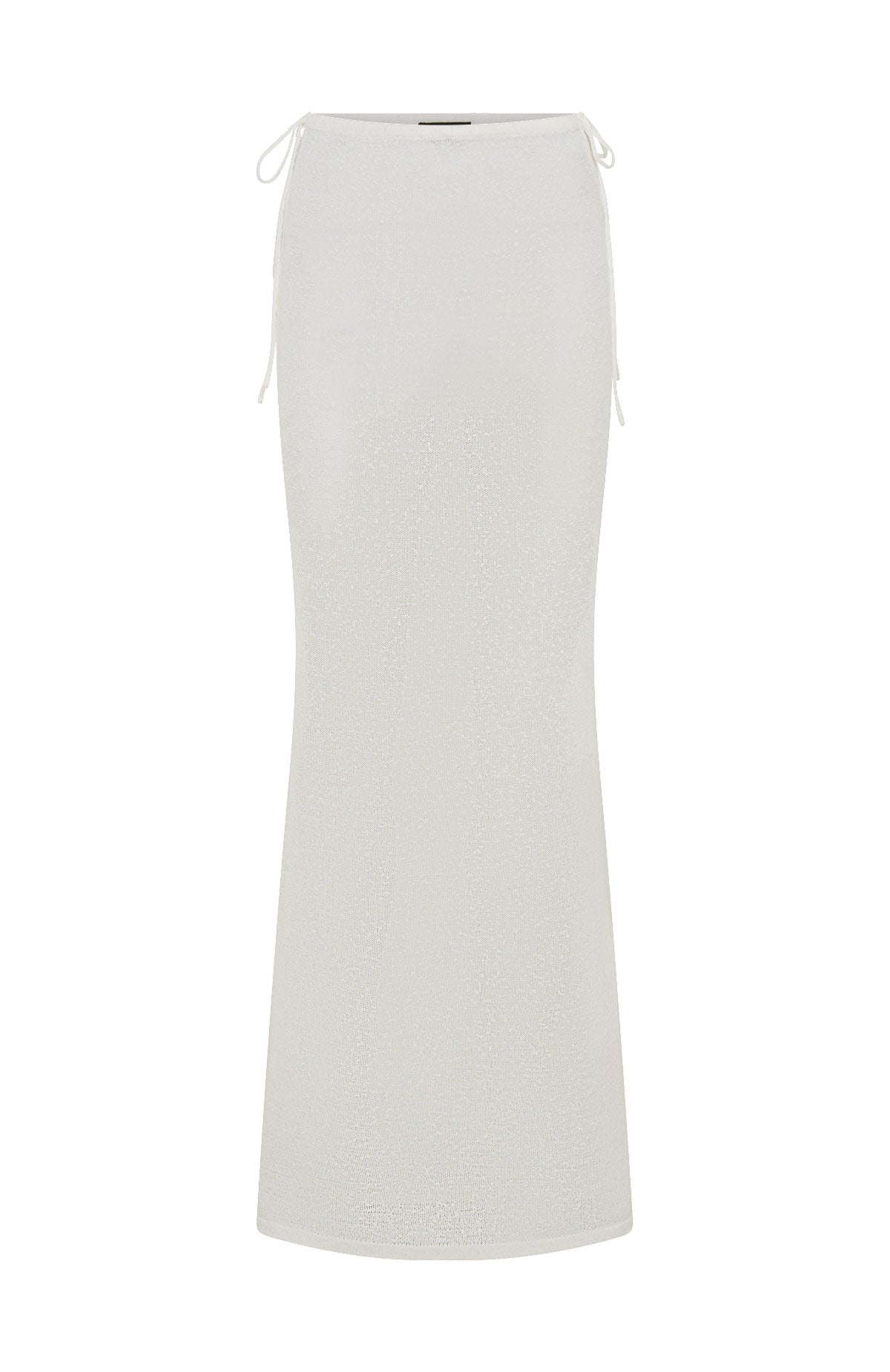 Trending Costa Del Sol Knit Maxi Skirt White