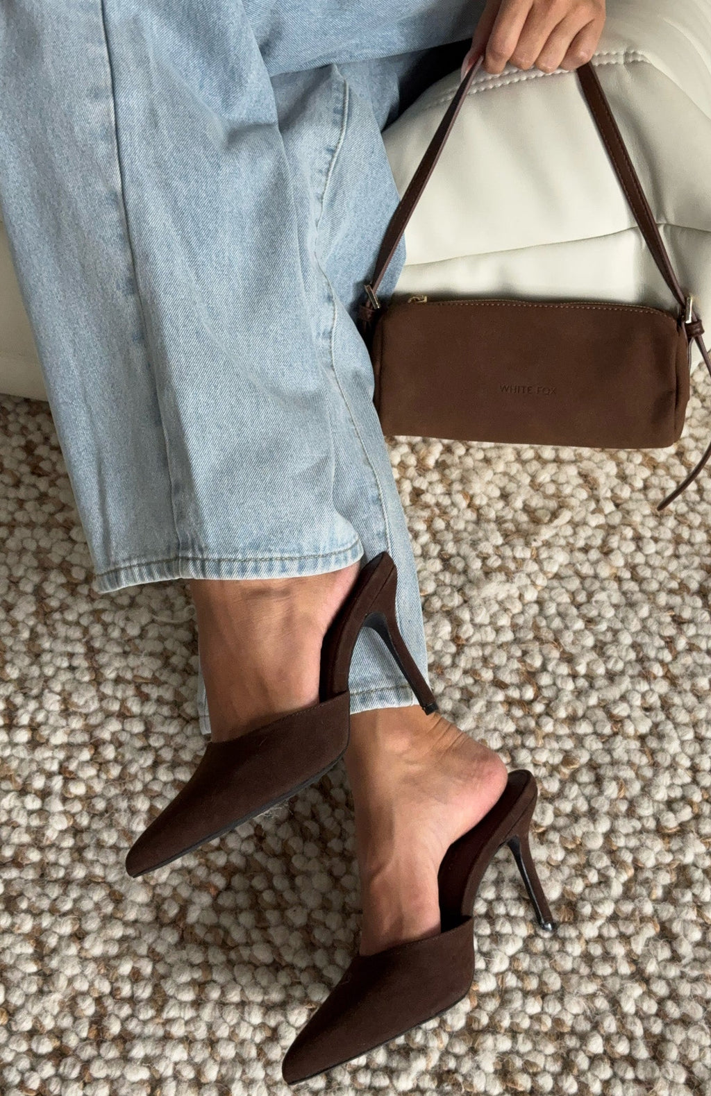 Trending Cyrilla Mules Chocolate