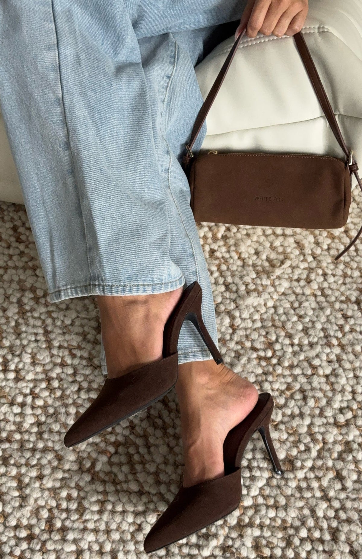 Trending Cyrilla Mules Chocolate