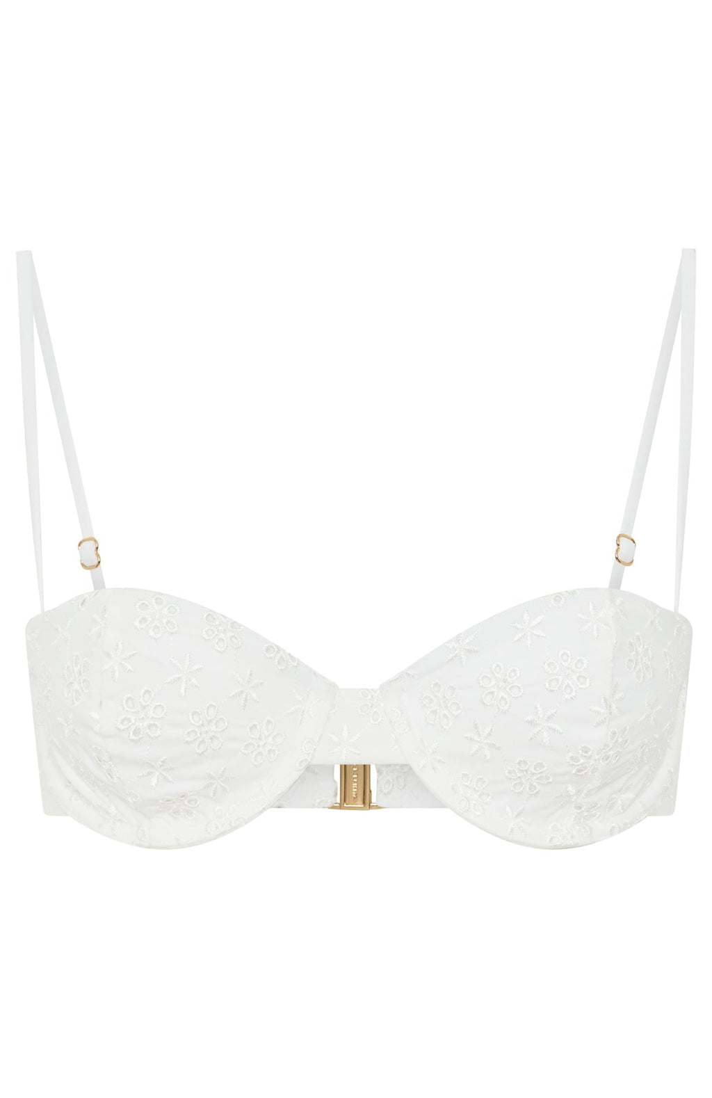 Trending Damani Bikini Top White